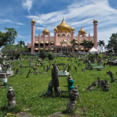 Cemetery in front of Mosque