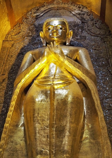 Close-up view-Buddha Frowning