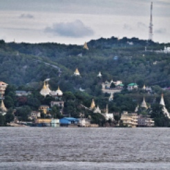 Sagaing Hill from a distance