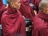 Food bowls of Maha Gandayon Monastery monks