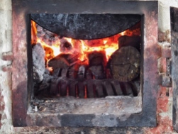 Maha Gandayon Monastery wood fired stove